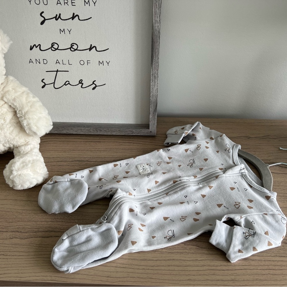 New born organic cotton pajamas
